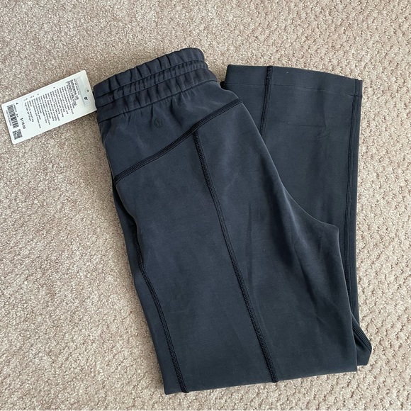 Lululemon Softstreme High-Rise Straight Leg Crop Black 24” Size 4 New With Tag - Picture 8 of 12